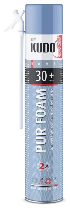 Пена монтажная HOME30+ 1л Kudo бытовая