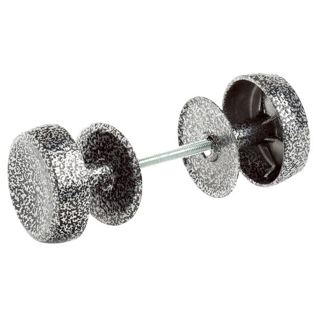 Ручка-кнопка РК-С антик серебро 