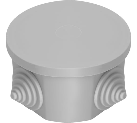 Коробка распределитель 75*75*40мм 7входов серая 39995