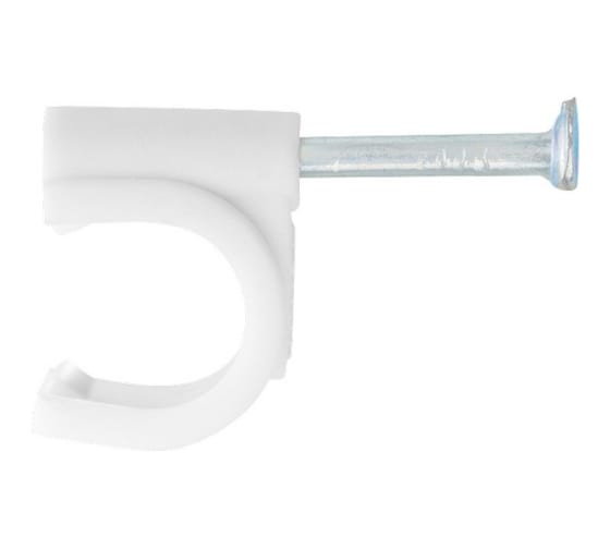 Скоба электроустановочная А-9 круг (50шт)