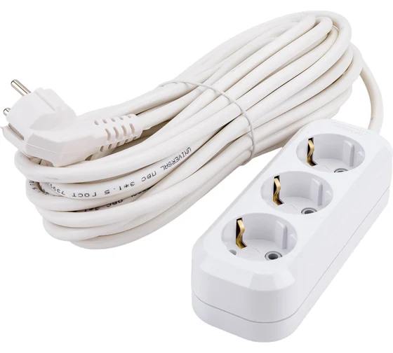 удлинитель 3м\3гн с\заз 10А Юниверсал бел161637