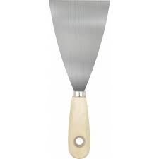 шпатель маляр 75мм нерж сталь\дер руч Бибер 35107