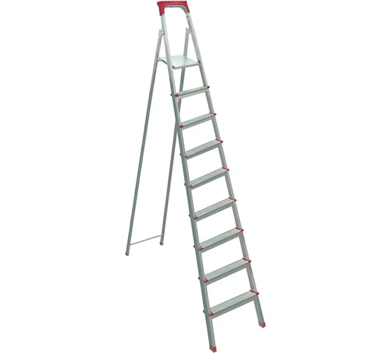 стремянка 9ст сталь Бибер 98109