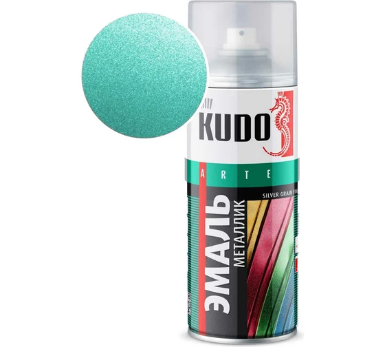эмаль аэроз КУДО 520мл Бирюза