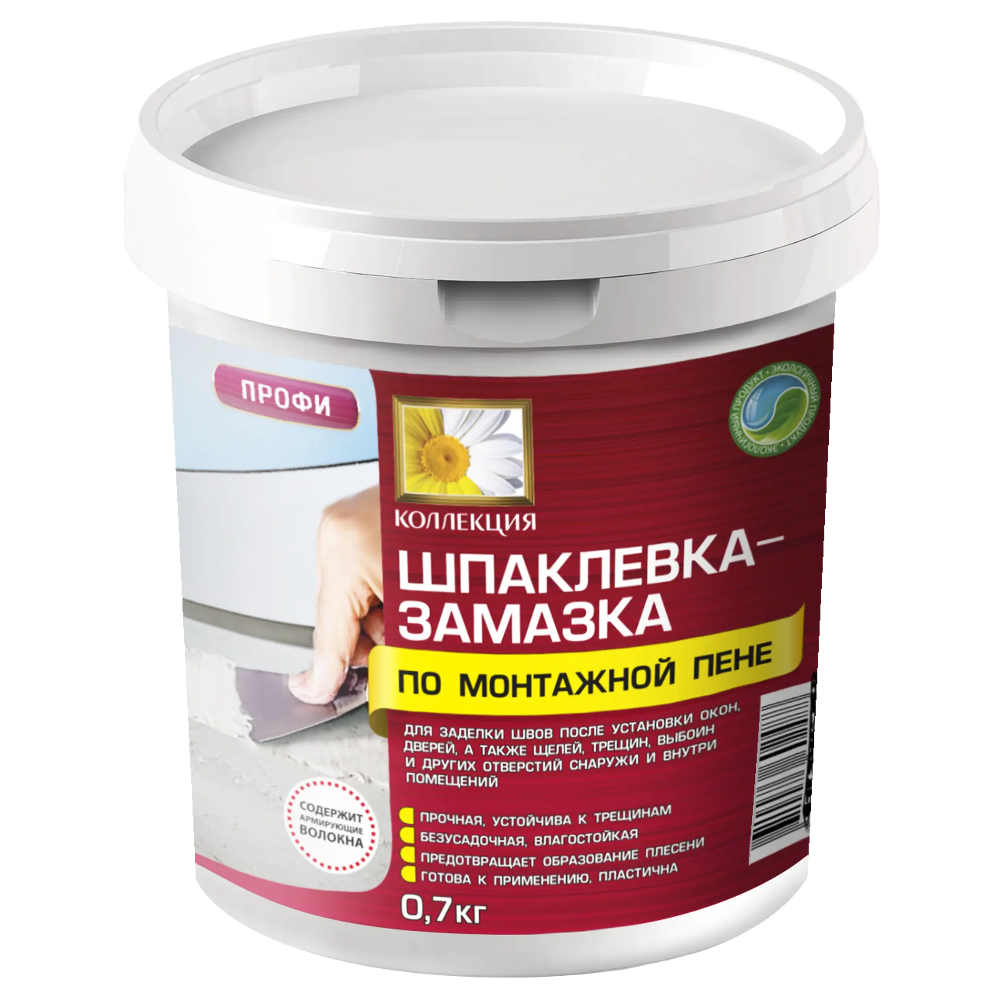 Шпатлевка-замазка по монтажной пене Коллекция 0.7