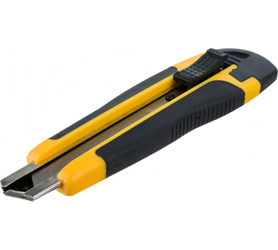 нож строит 18мм усилен с\фиксат Бибер 50118