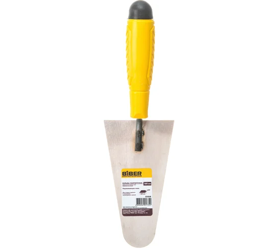 кельма штукатур 160мм полукруг пл\руч Бибер 35458