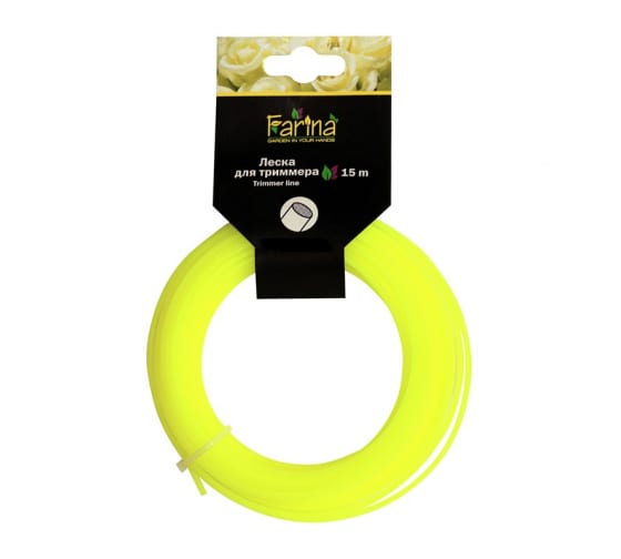 Леска для триммера 2.0мм 15м круг Фарина 93353