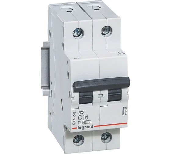 автомат-выключ Legrand RX3 16А 2полюс 4538625