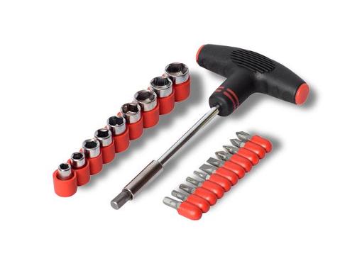 Набор торцевых головок с отверткой GROSSMEISTER 