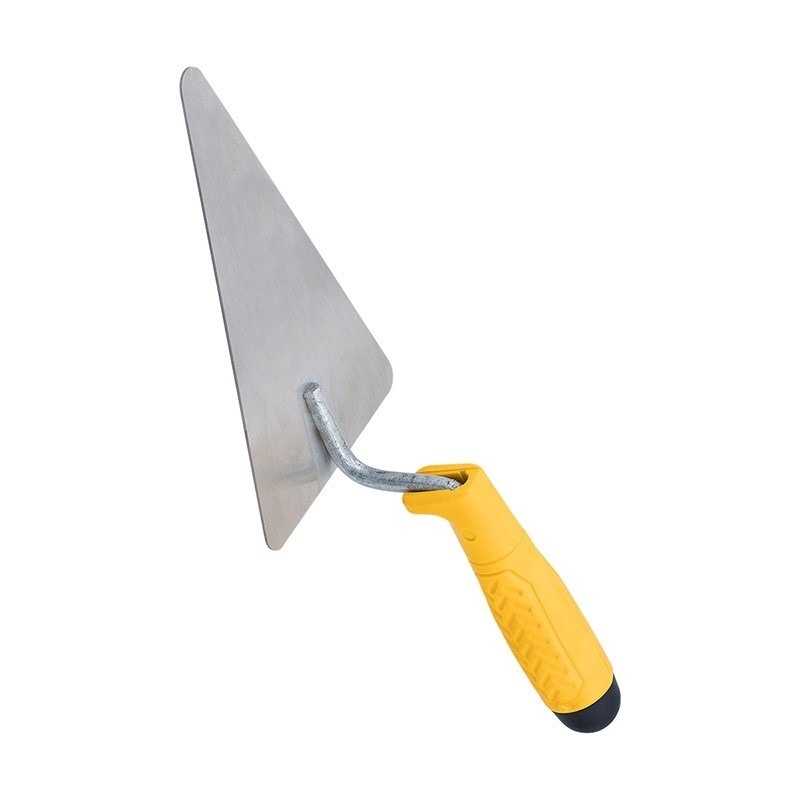 Кельма штукатурщика 180мм треугольная пластиковая ручка Бибер 35452