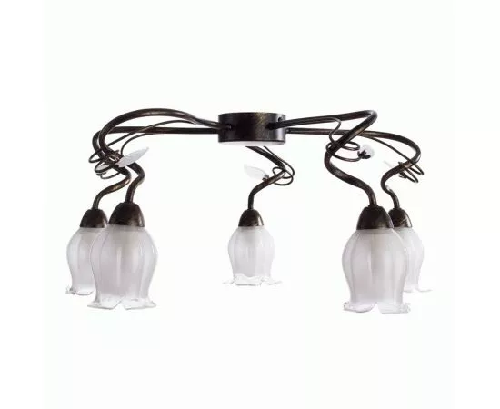 Люстра Glamore 5*40W 52*26см бело-коричневый 740931