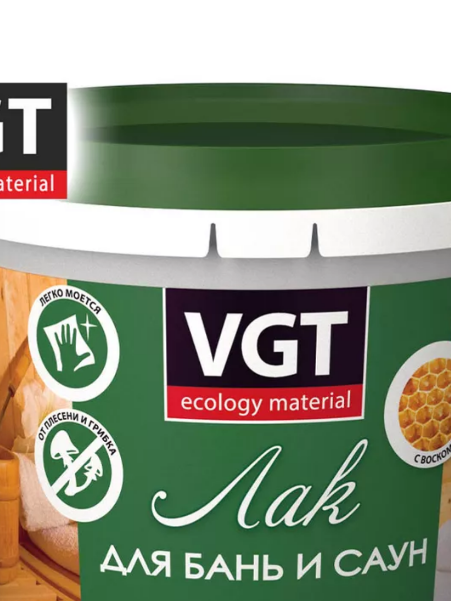 Лак для бань и саун акриловый 0.9 ВГТ