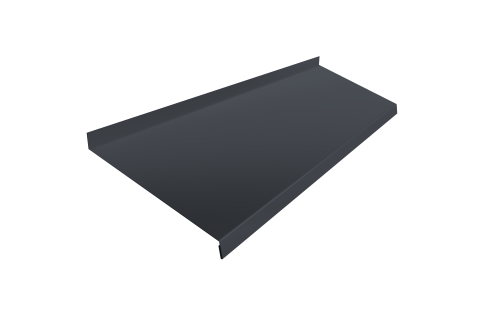 отлив Мокрый асфальт 2*0.24 (полка 19см)