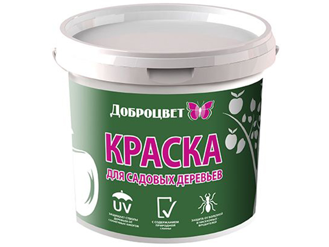 Краска для деревьев 1.3кг Экотерра 