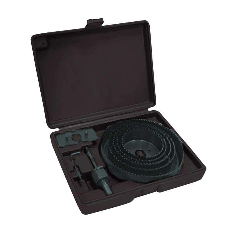 Набор коронок по дереву 64-127мм (8шт) кейс Бибер 71312