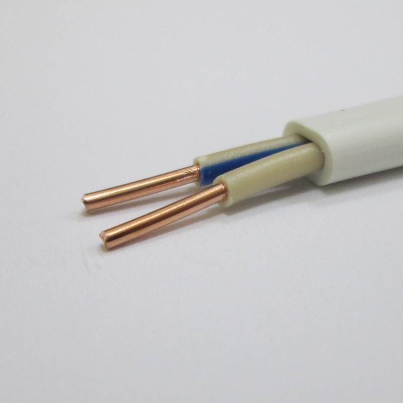 Кабель ВВГ 2*1.5 плоский белый