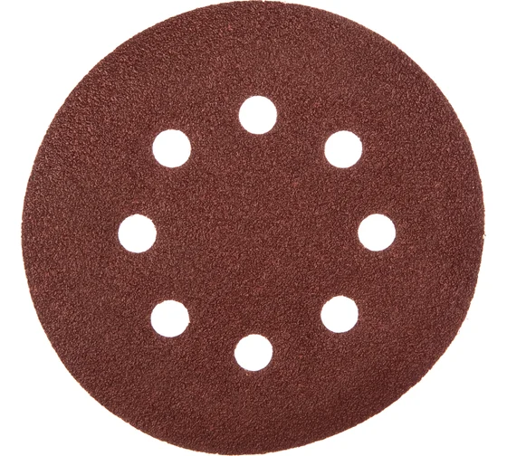 круг шлифов\нажд\перф (5шт) Р80 125мм Бибер70683