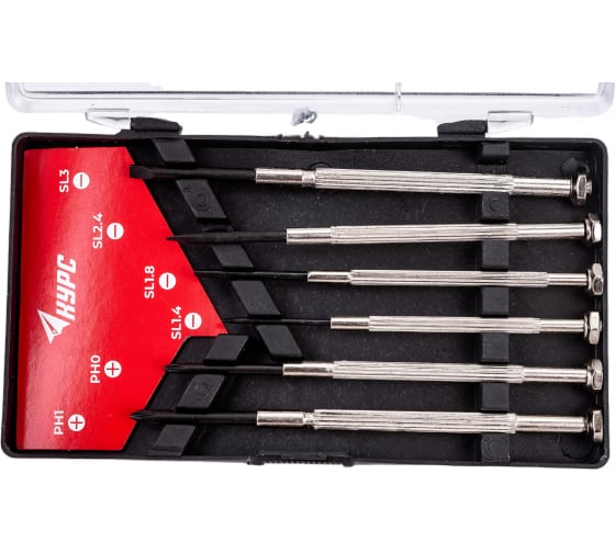 Набор отверток для точных работ (6шт) Курс 56131 