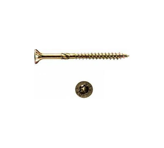 саморез констр самозен Torx 4.5*50 желт 200шт