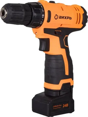 Дрель-шуруповерт аккумуляторная ДА-24Л-2К Вихрь