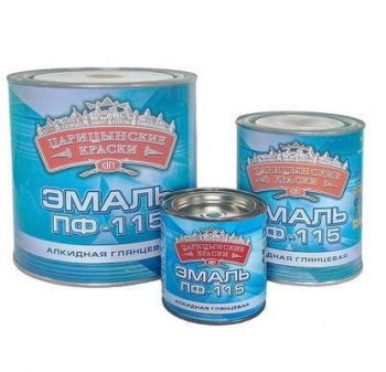 Эмаль ПФ115 0.8 Царицыно Белая матовая