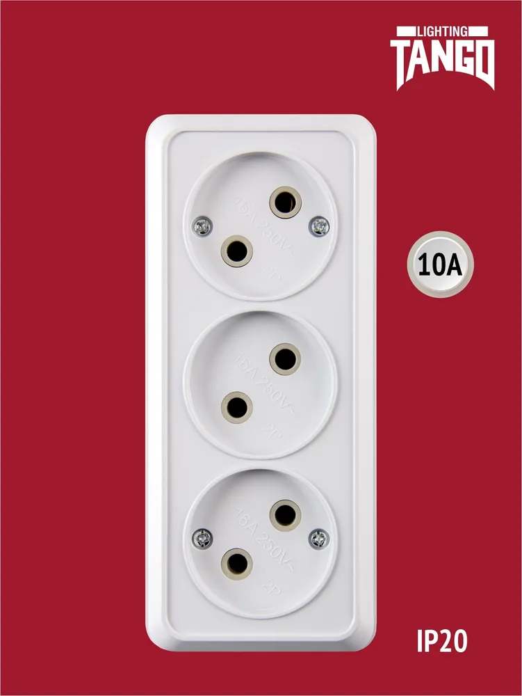 розетка 3 ОП б\заз перенос 10А св\дер 168671