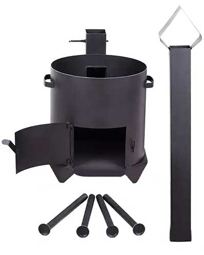 печь-очаг под казан 10л б\казана с\труб\топ