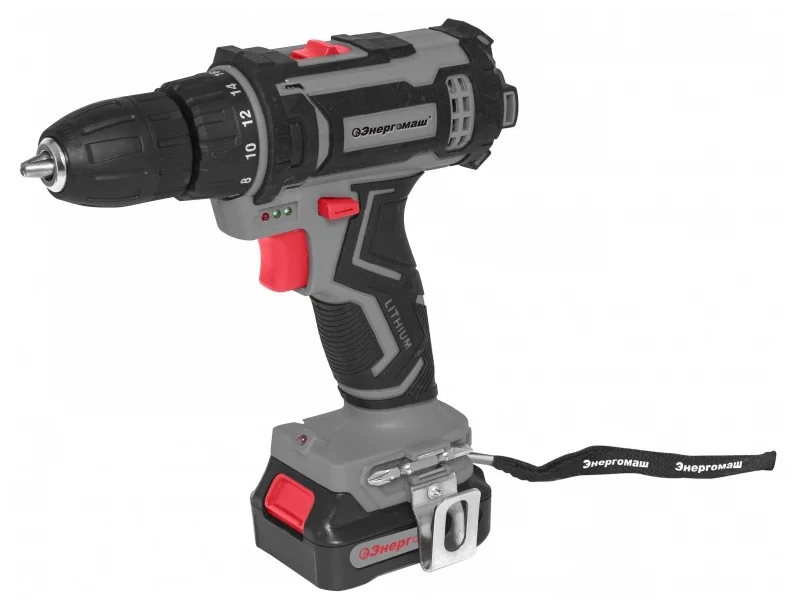Дрель-шуруповерт аккумуляторный 12Вт Энергомаш ДШ-12 
