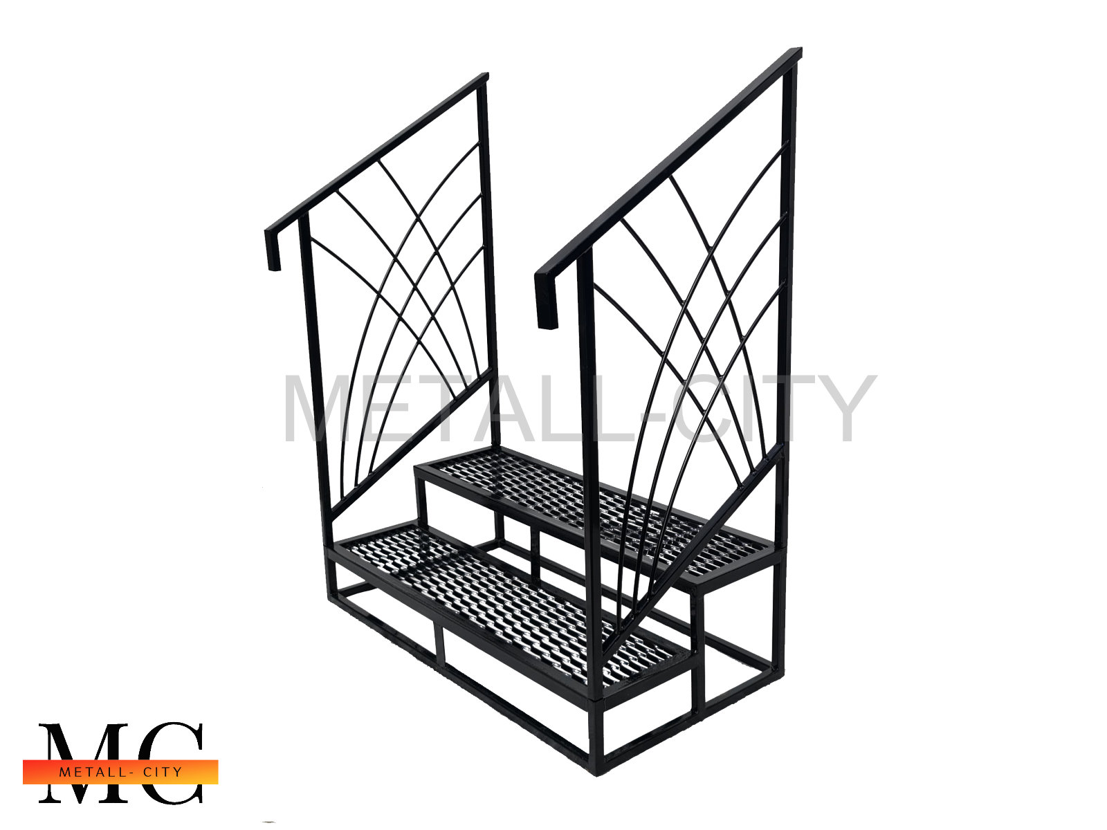 Крыльцо Кр-120/2+5П 120*60*146см (15473)