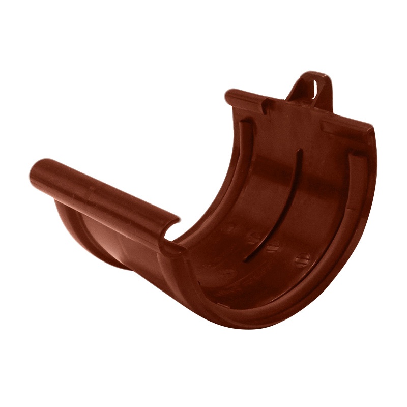 Соединение желоба с уплотнителем коричневое Murol