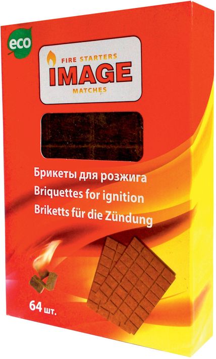 Брикеты для розжига 64 кубика Image