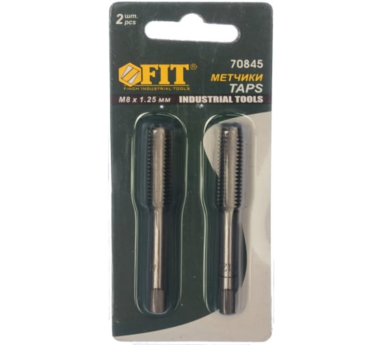 Набор мечников метрических 8*1.25мм (2шт) Фит 70845 