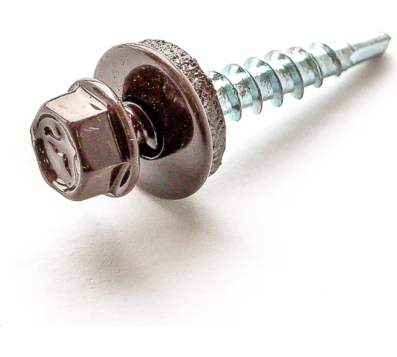 Саморез кровельный 4.8*70 коричневый (30шт) Строй-Метиз