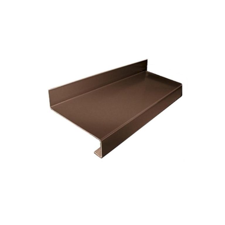 Отлив Коричневый 2*0.14 (полка 9см) 