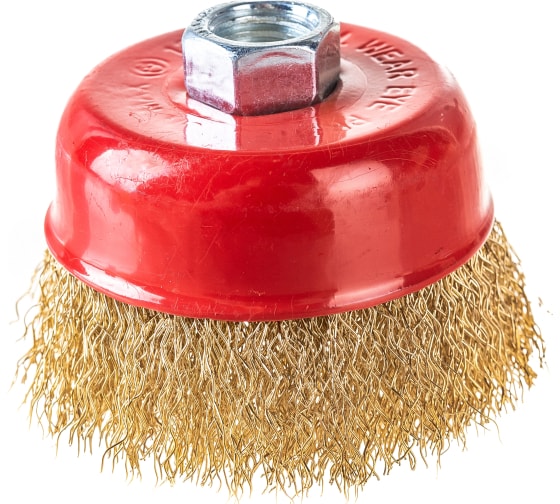 Щетка-крацовка 75мм чаш\гайк кр\пр Креост 7190075 