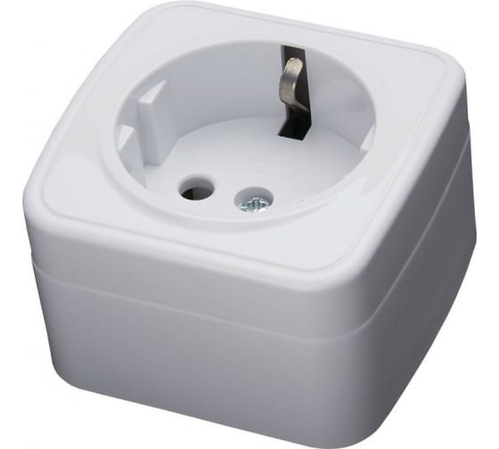 Розетка 1 ОП с заземлением 16А STEKKER 39033 