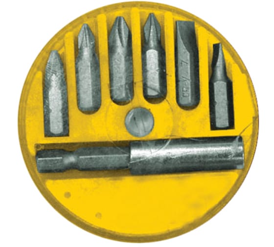 Набор бит 25мм (7шт) Бибер 84943 