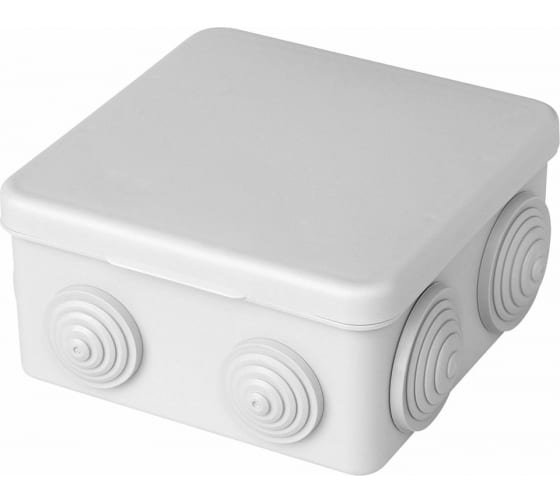 Коробка распределитель 93*93*44 10А 7 входов STEKKER 32746