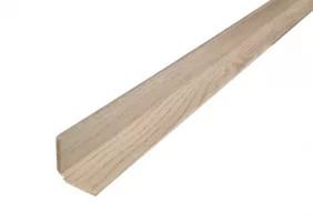 Уголок складной МДФ 2600*28*28мм Ясень перламутровый