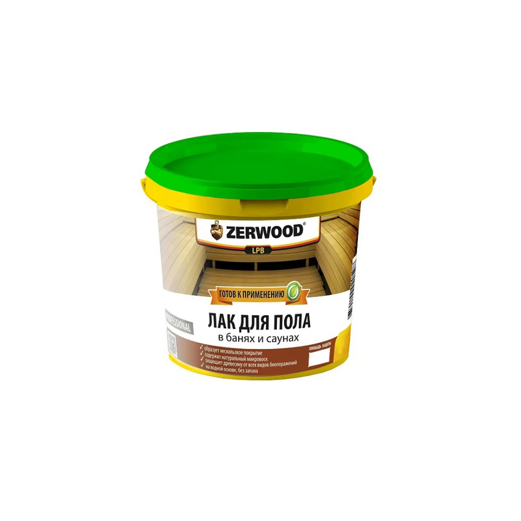 Лак для бань и саун 0.9 Zerwood LPB