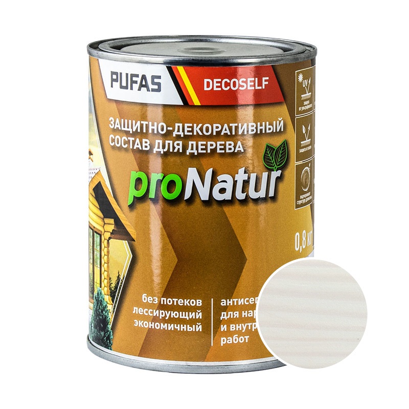 антисептик Пуфас ProNatur 0.8 белый