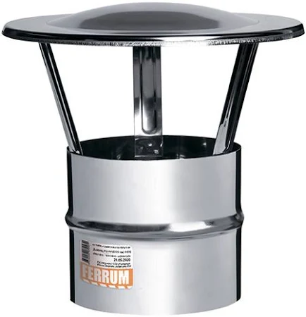 зонт-К д110 нерж 430/0.5 ветрозащит Ferrum