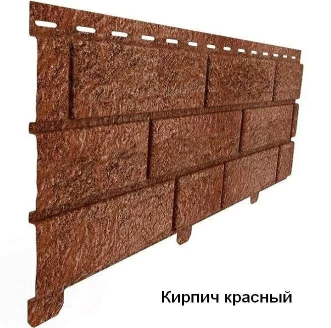 Фасадная панель Стоун-Хаус Кирпич Красный 3035*230мм