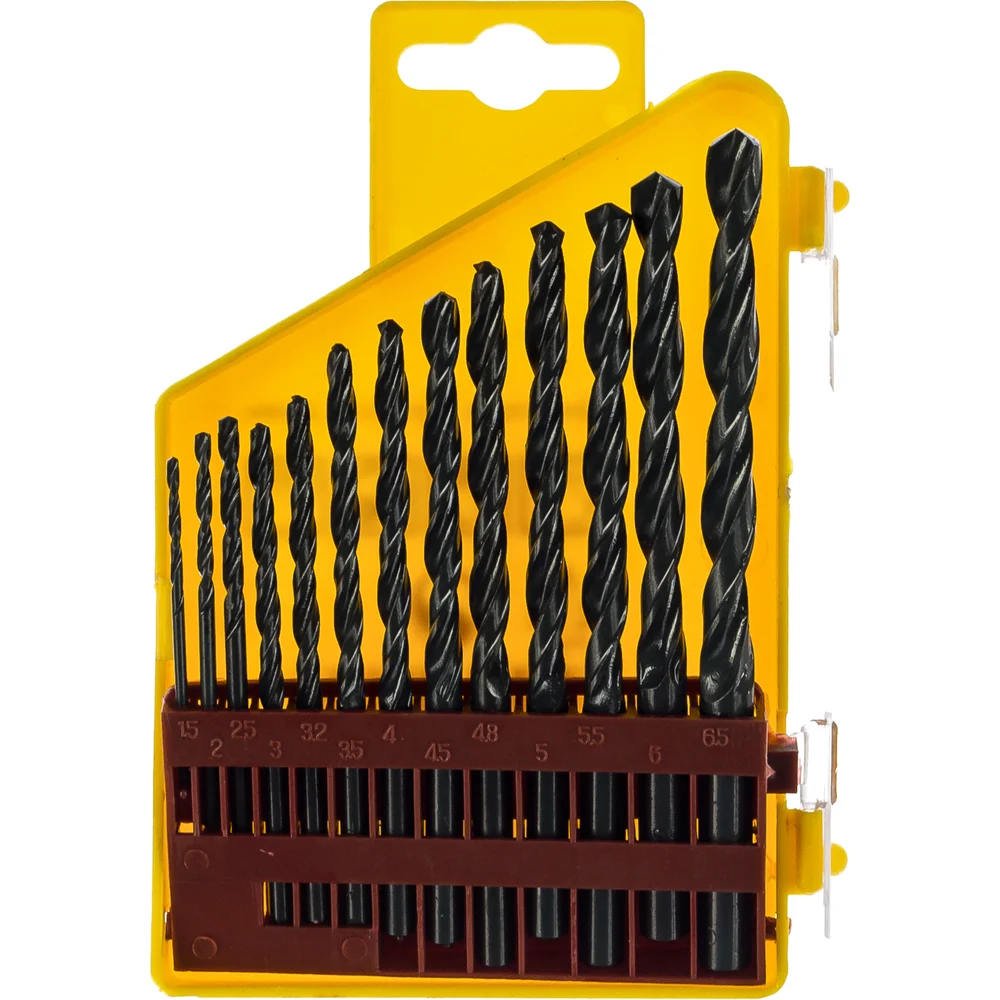 сверло п\мет HSS 1.5-6.5мм (13шт) Бибер 74131