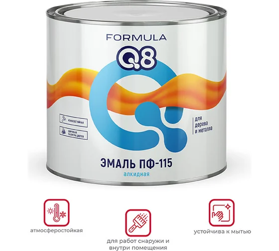 Эмаль ПФ115 1.9 Formula Q8 Уценка