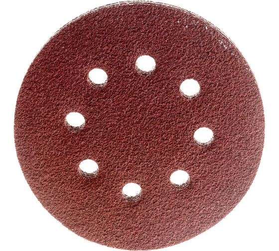 круг шлифов\нажд\перф (5шт) Р40 125мм Бибер70681
