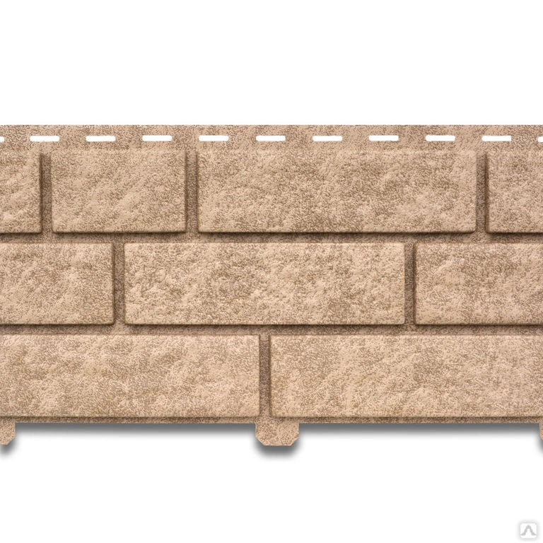 Фасадная панель Стоун-Хаус Кирпич Бежевый 3035*230мм
