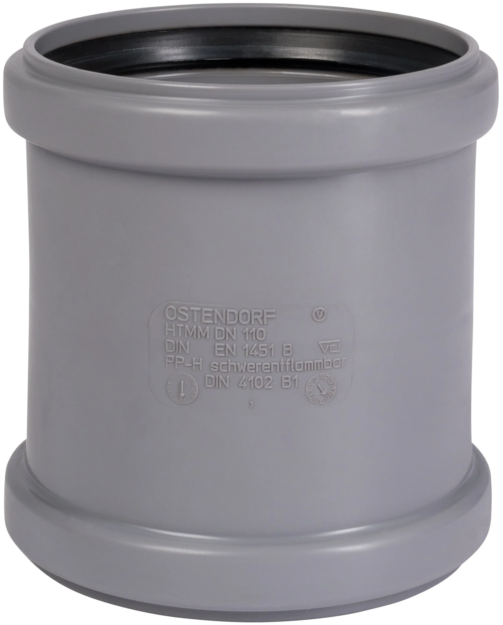 Муфта двухраструбная ПП д110 Остендорф 