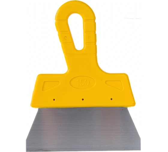 шпатель фасад 150мм нерж\пл руч МастерБибер 35175